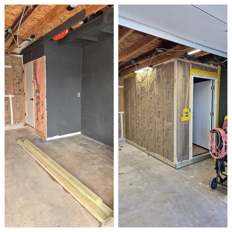 Cramped Closet to Functional Mudroom