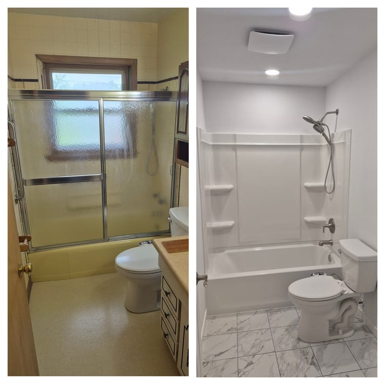 A 60s Bathroom Gets a Modern Makeover!