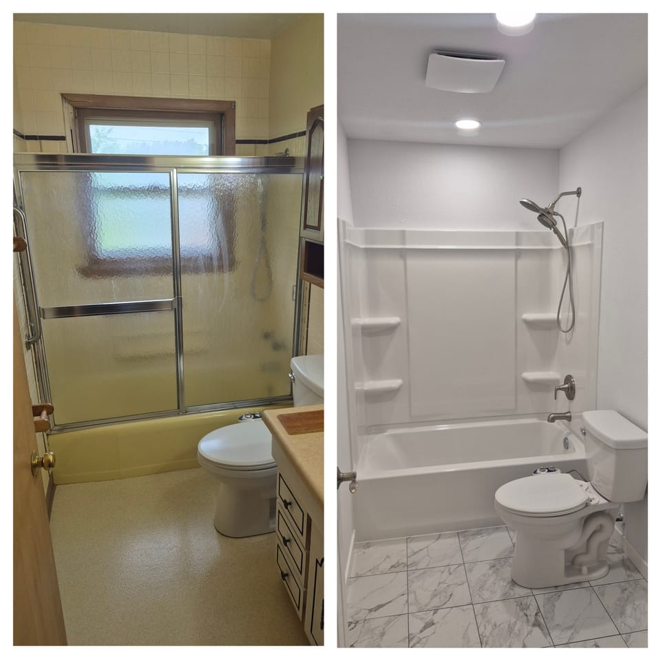 A 60s Bathroom Gets a Modern Makeover!